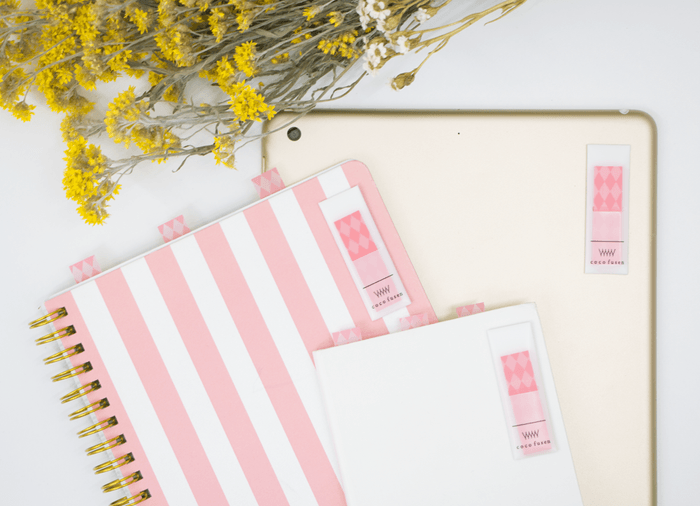 好きな色・サイズのふせんを、1ケースから選んで購入できます