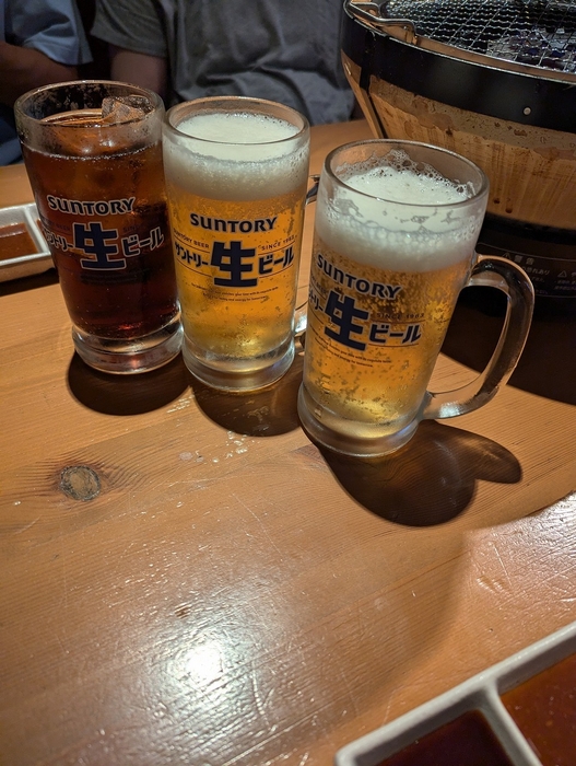 飲み放題 生ビールOK