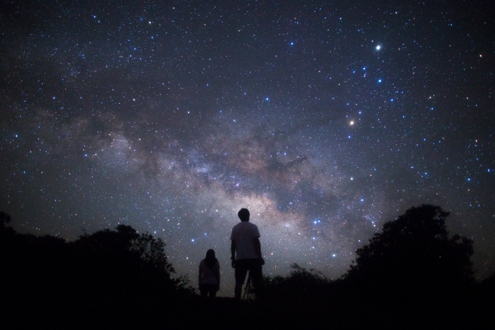 過去に幾度も日本一に輝いた小笠原の星空は必見