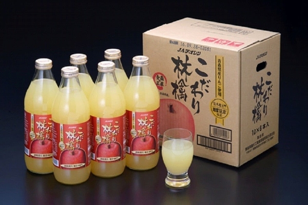 純水仕立ての糖度12.8度！りんごジュース