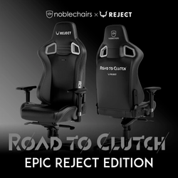 noblechairsとプロeスポーツチームREJECTがコラボレーション　 ゲーミングチェア「EPIC - REJECTエディション」を6月23日発売