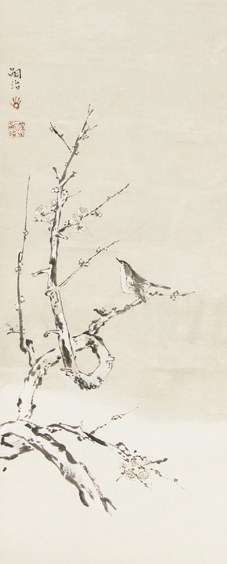 藤田嗣治「早春」