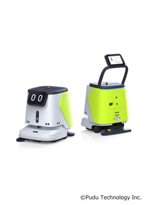 業務用自律走行清掃ロボット(AMR)：PUDU CC1