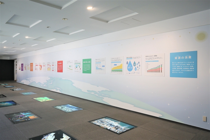 ゾーン2:地球はすでに、限界を超えている(壁面展示)