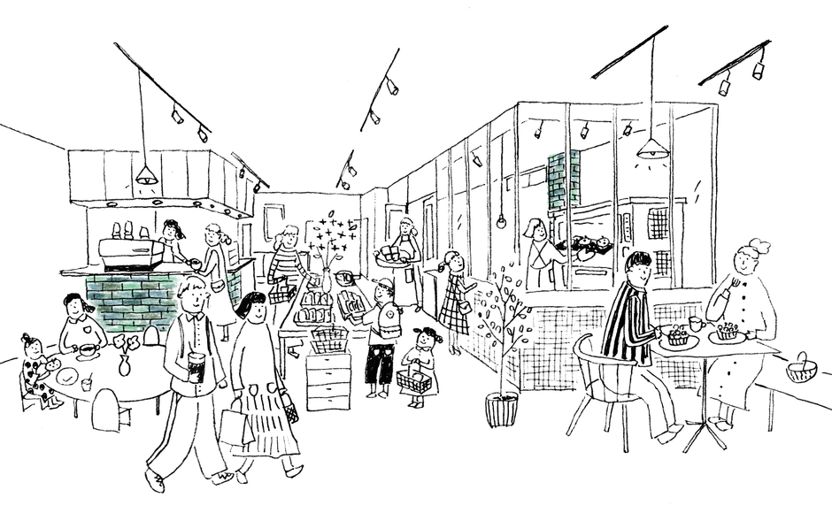 店内イメージ by Naoko Natsume