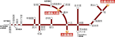 駅名変更後の路線図(全体)のイメージ