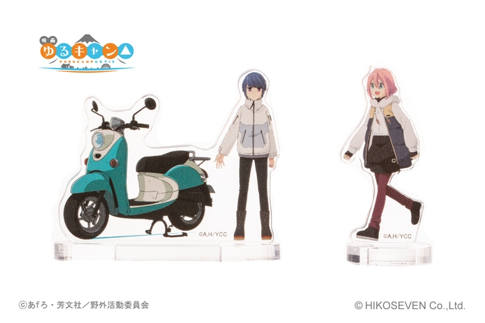 1/43 映画『ゆるキャン△』なでしこの車:キャラクターアクリルスタンド