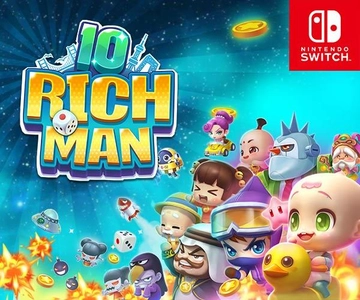 アジアを中心に人気のボードゲーム『リッチマンシリーズ』　 最新作『リッチマン10』が8/26よりNintendo Switchに登場！ 販売開始から2週間は15％オフのセールも開催！