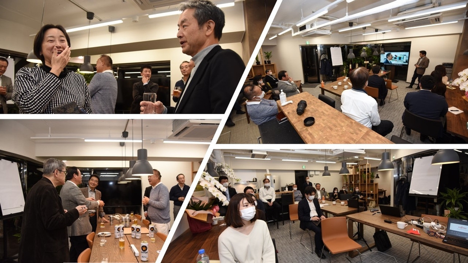 ナレッジピース日本橋サロンでのセミナー＆ネットワーキング様子