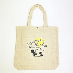 スヌーピー75周年のイラストがかっこよくておしゃれなトートバッグとミニトート！どんなコーデにも合うナチュラル素材が嬉しい