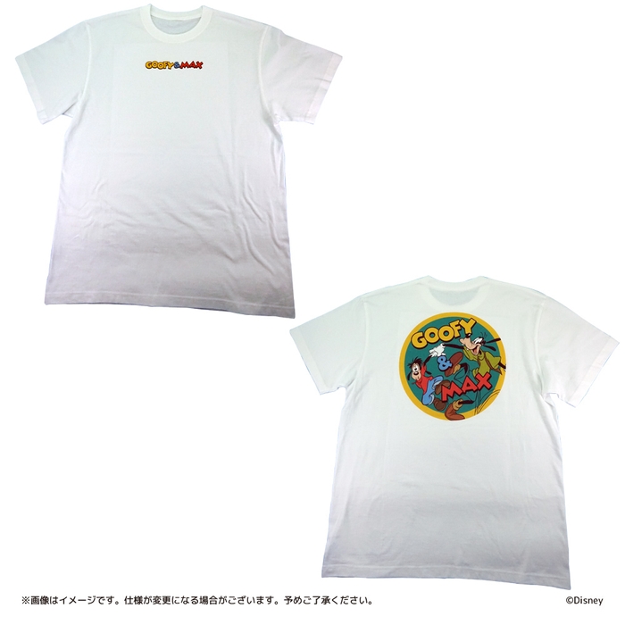 Tシャツ　グーフィー＆マックス　ホワイト