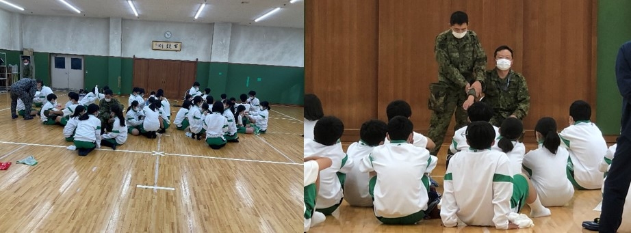 令和3年度(2021年度)の「防災学習」の様子