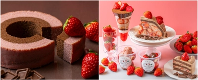 ＜いちご専門店の道の駅 いちごBonBonBERRY＞ 累計7万個突破！「いちごのバウムクーヘン」に ショコラの味わいが2/1より新登場！ 「静岡県産いちごととろけるショコラフェア」も同時開催中