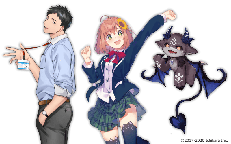 左から社築さん、本間ひまわりさん、でびでび・でびるさん