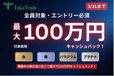投資プラットフォーム「TakaTrade」 サービス開始半年で顧客損益がプラスを記録！