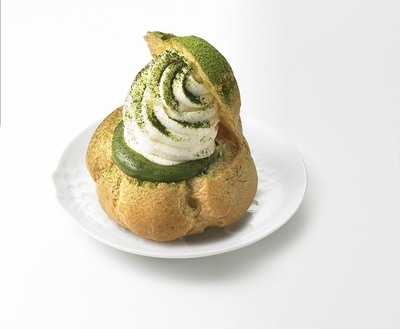 <オアフ 京都×伊藤園>「オアフ 京都」抹茶フレッシュクリームシュー