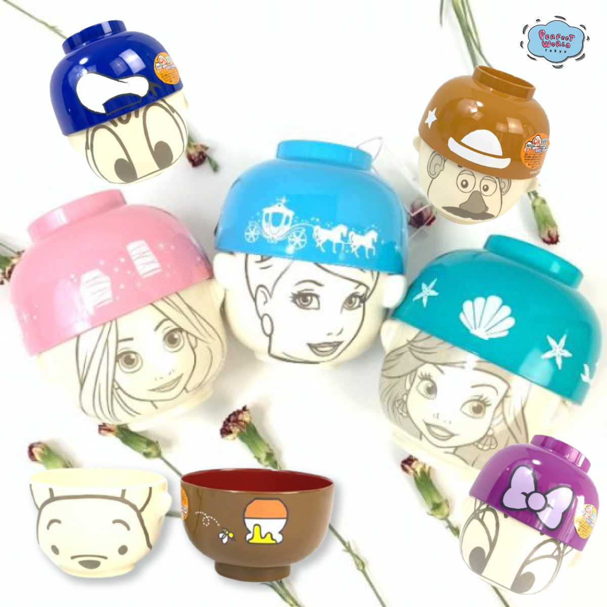 速報　ディズニーキャラが大集合♪人気の茶碗汁椀セットを一気見せ