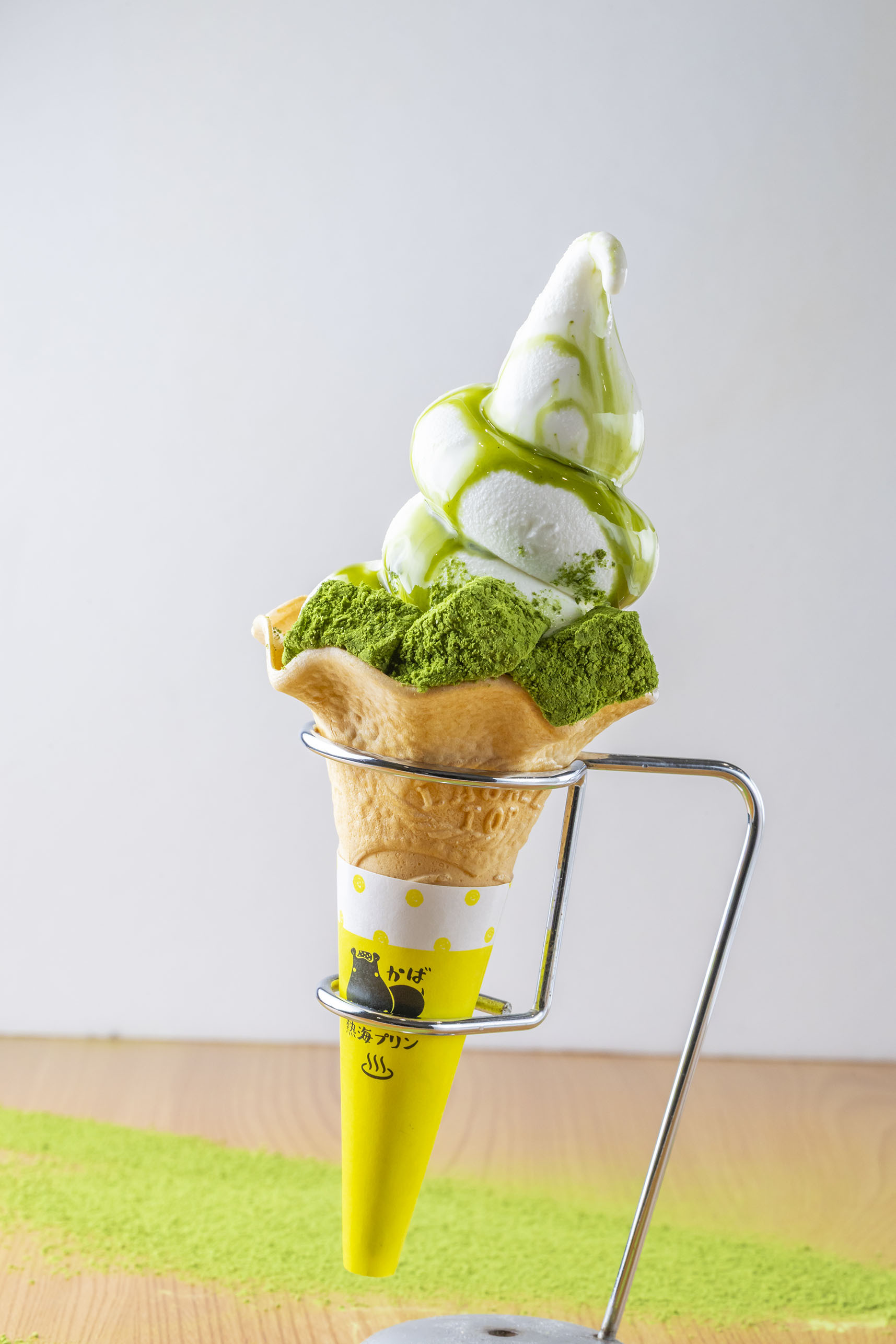 抹茶わらび餅ソフト 600円