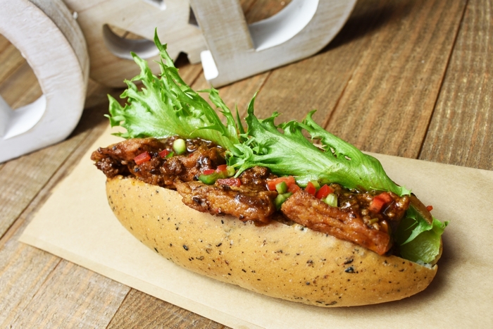 麻婆豆腐ドッグ