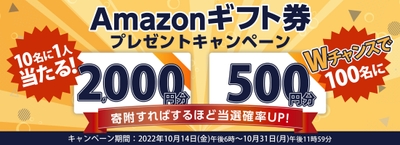 Amazonギフト券プレゼントキャンペーン