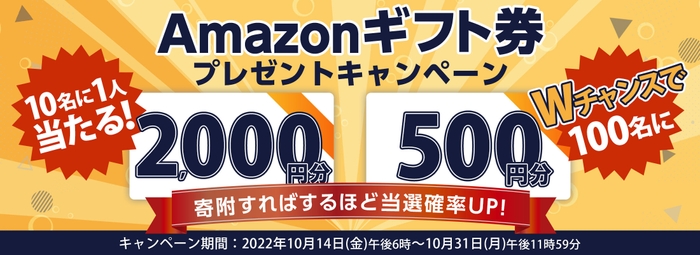 Amazonギフト券プレゼントキャンペーン