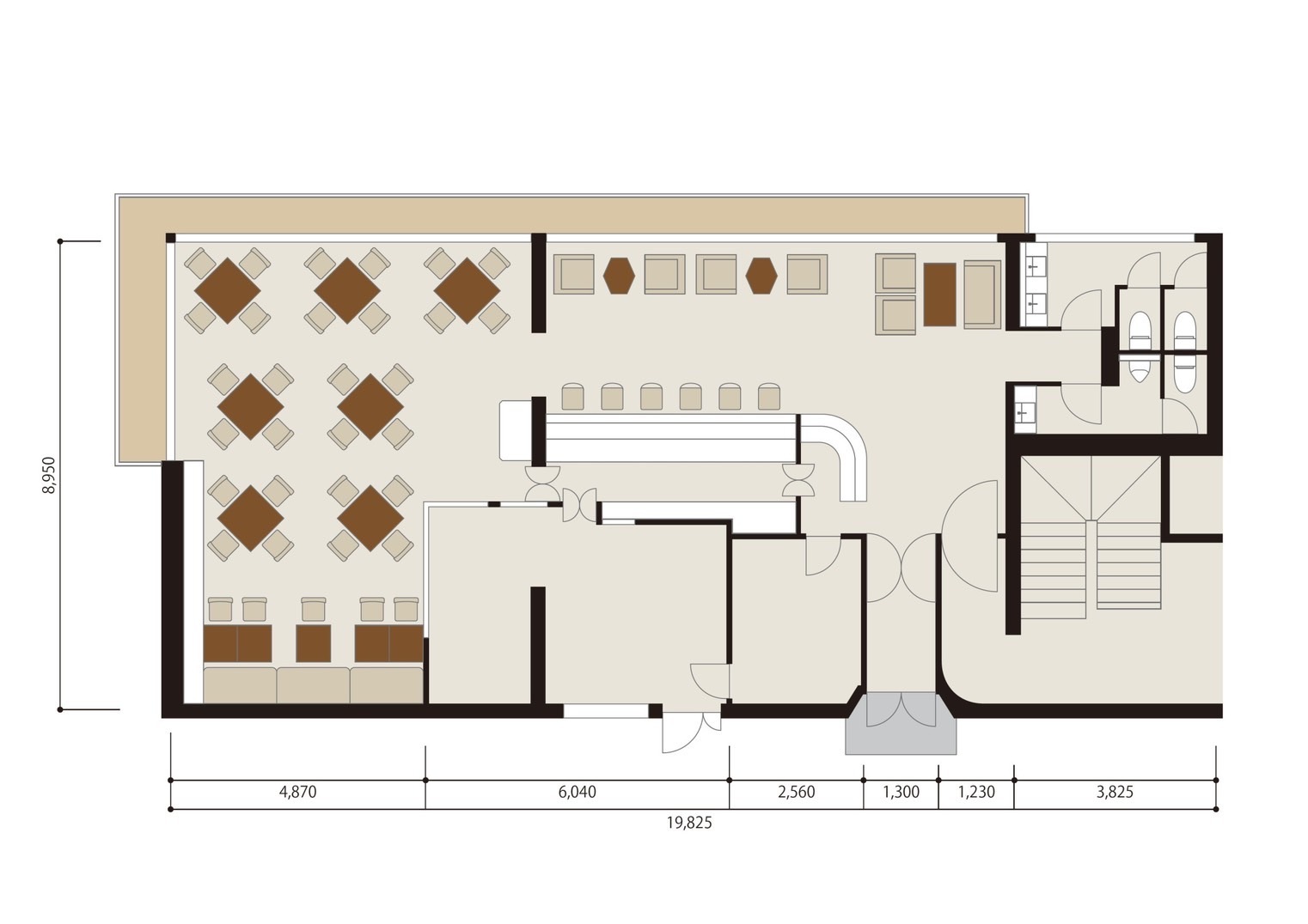 レストラン図面