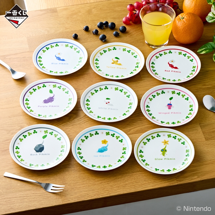 D賞:あつめてピクミン プレートコレクション(イメージ)