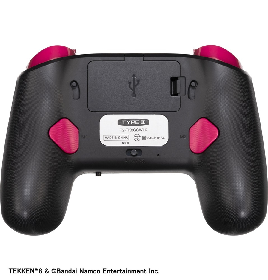 背面に2つの拡張ボタンとトリガー深度切り替えスイッチを搭載