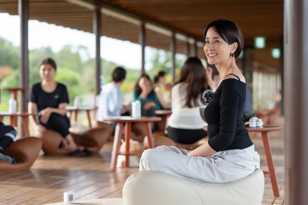 ▲昨年も大好評であった内田恭子氏による1泊2日のリトリートイベントを開催