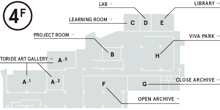 アトレ取手4階フロアマップ
