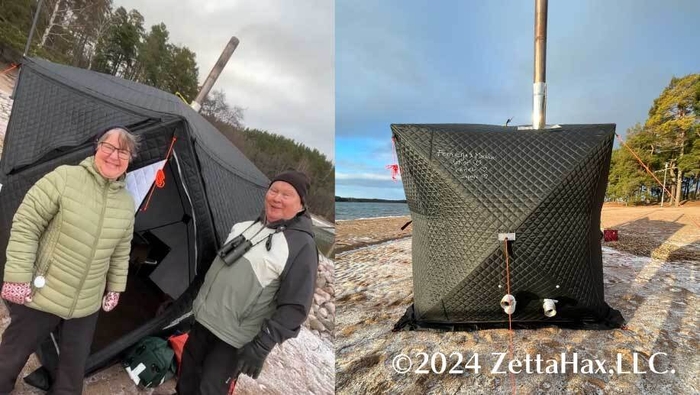 フィンランドの方々とテントサウナで様々な交流