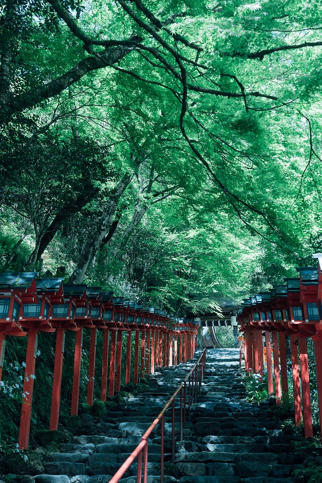 貴船神社 本宮参道