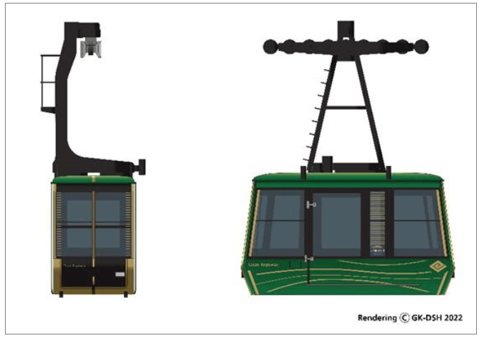 叡山ロープウェイ 統一デザイン(イメージ) 