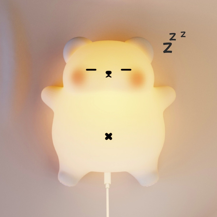 ぐっすりクマさんのシリコンライト　イメージ1