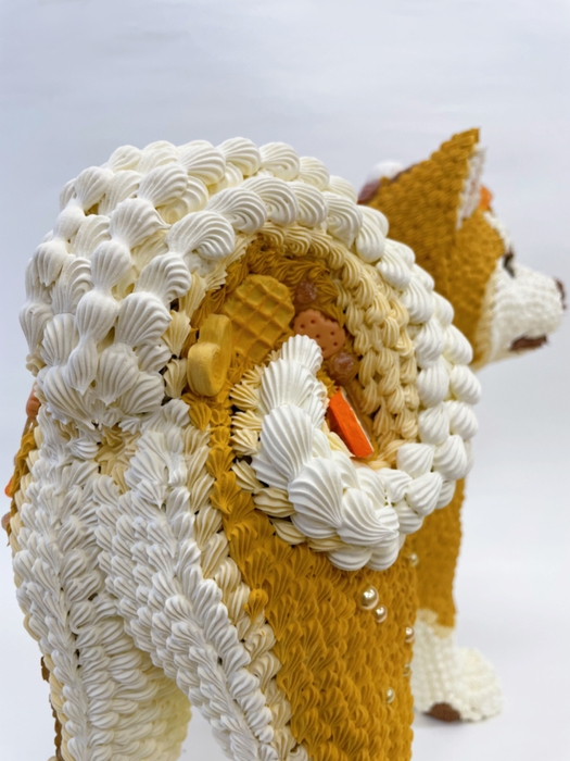 出展作品 お菓子の秋田犬