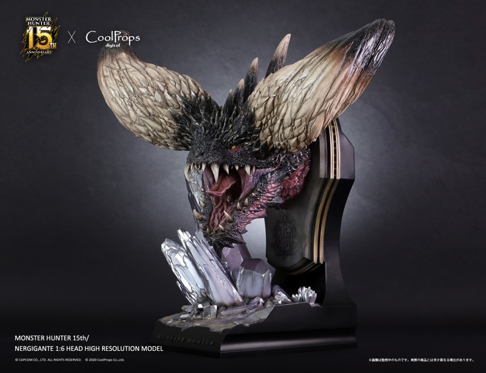 MONSTER HUNTER 15th/ NERGIGANTE 1:6 HEAD HIGH RESOLUTION MODEL