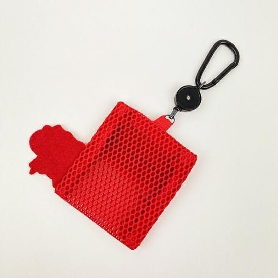 クレヨンしんちゃんのフラットなメッシュポーチ