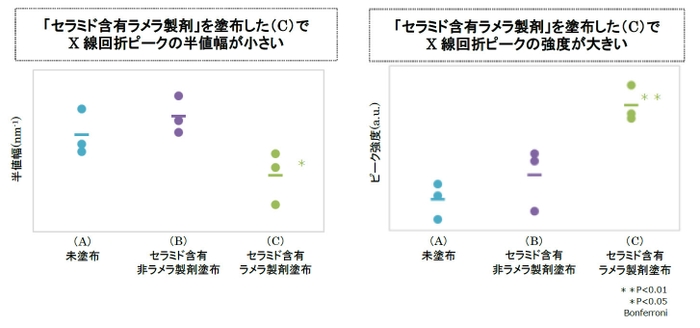 「セラミド含有ラメラ製剤」のバリア機能に対する有用性