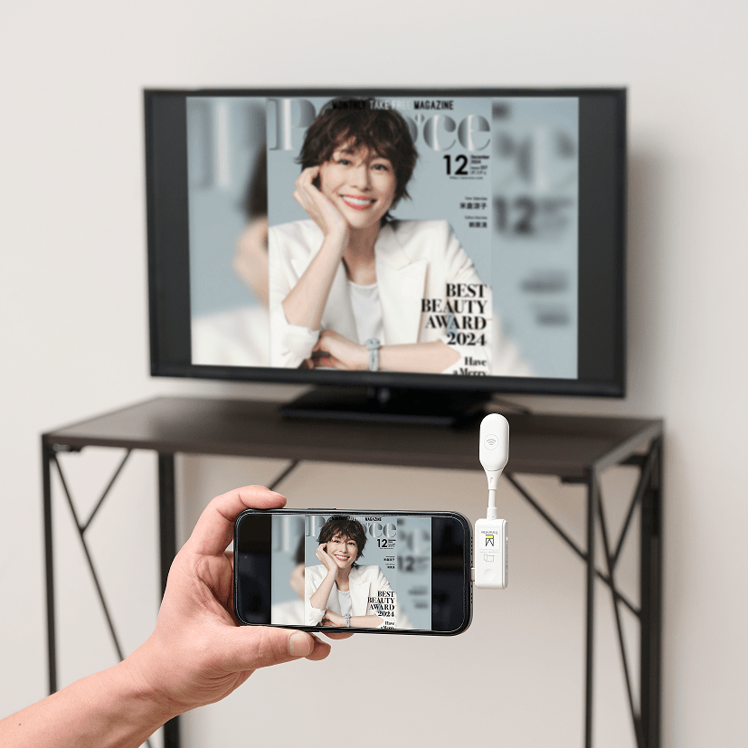 スマホでミラーリング