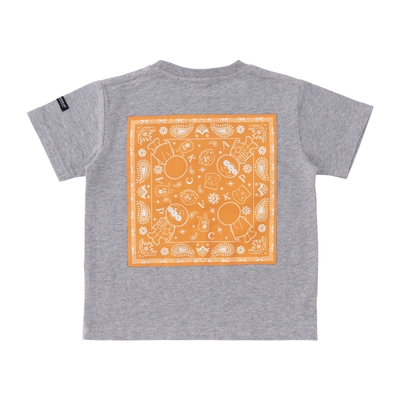 バンダナポケット半袖Tシャツ(杢グレー 2)