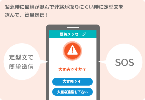 緊急メッセージ