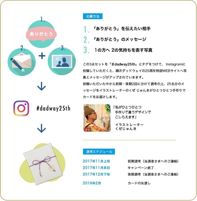 ダッドウェイ25周年記念企画「ありがとう」カード(2)