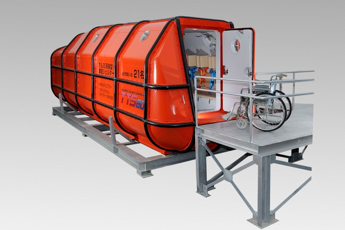  TTS80 Floating Aluminum Tsunami Shelter