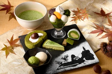 京都・伊藤久右衛門 季節限定「秋の抹茶スイーツプレート」 「抹茶モンブランパフェ」9月16日提供開始