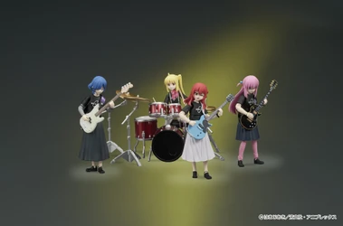 アニメ「ぼっち・ざ・ろっく!」より、結束バンドのメンバーが 約1/24スケールでアクションフィギュア化！2027年3月に連続発売予定。