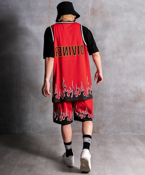 Burn Basketball Shorts(レッド)