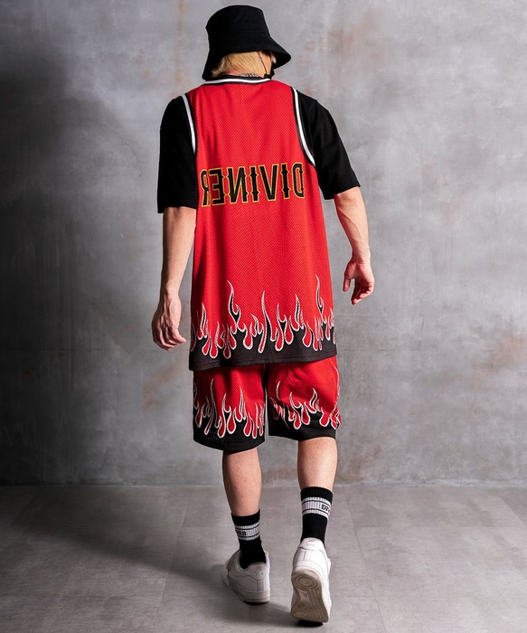 Burn Basketball Shorts（レッド）