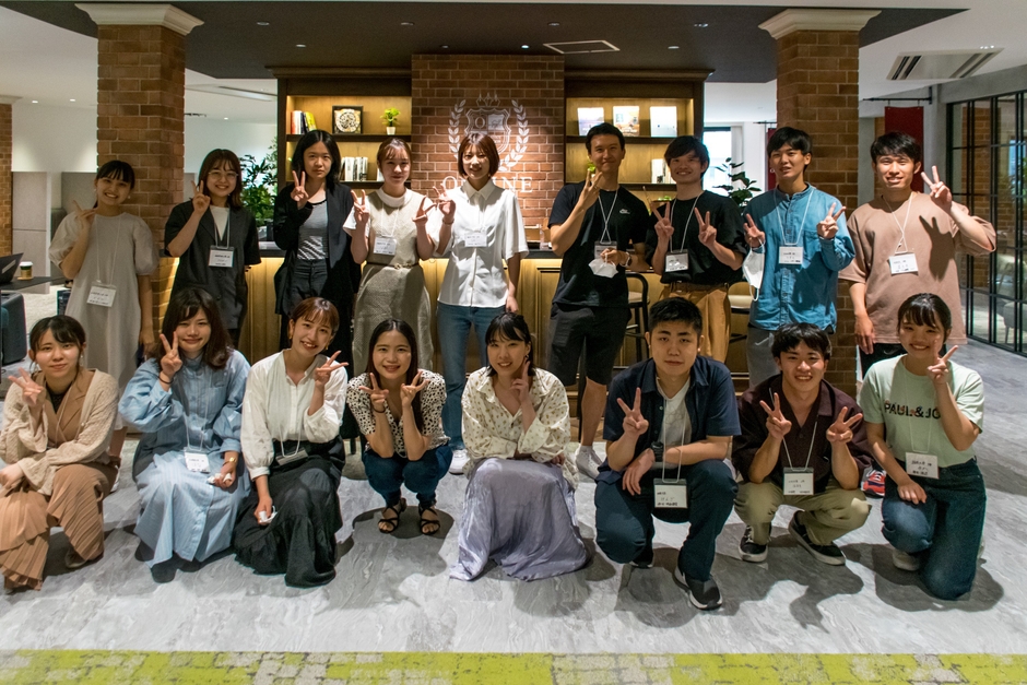 第1回イベント参加者&インターン生の集合写真