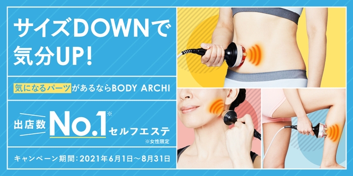 サイズDOWNで気分UP！気になるパーツがあるなたBODY ARCHI