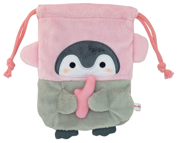 コウペンちゃん×岩下の新生姜 コウペンちゃんぬいぐるみ巾着［表面］2
